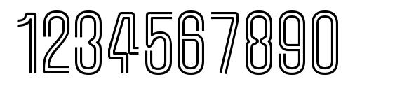 MarqueeMoon Regular Font, Number Fonts