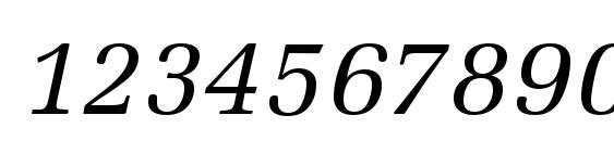Marseille Italic Font, Number Fonts