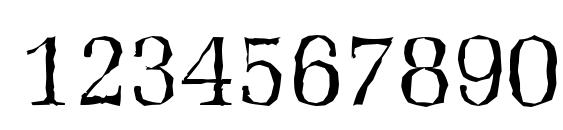 MarseilleAntique Light Regular Font, Number Fonts