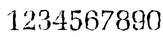 MarseilleRandom Light Regular Font, Number Fonts