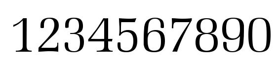 MarseilleSerial Light Regular Font, Number Fonts