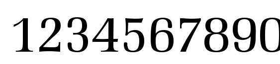 MarseilleSerial Regular Font, Number Fonts