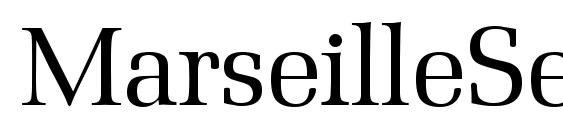 шрифт MarseilleSerial Regular, бесплатный шрифт MarseilleSerial Regular, предварительный просмотр шрифта MarseilleSerial Regular