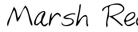 шрифт Marsh Regular, бесплатный шрифт Marsh Regular, предварительный просмотр шрифта Marsh Regular