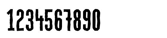 MartenCyr GrotesqueRough Font, Number Fonts