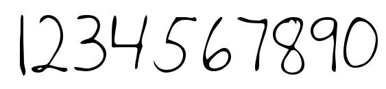 Martin Regular Font, Number Fonts