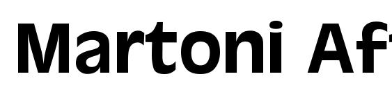 Martoni After font, free Martoni After font, preview Martoni After font