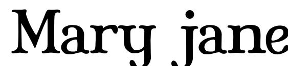 Mary jane antique Font Download Free / LegionFonts