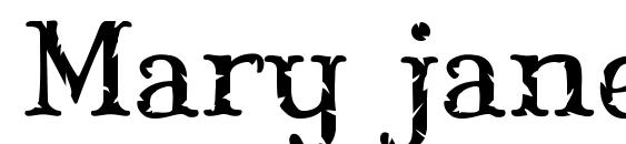 Mary jane meade Font
