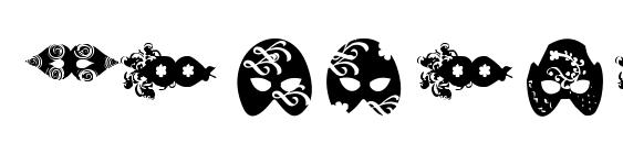 Mascaras de Veneza font, free Mascaras de Veneza font, preview Mascaras de Veneza font