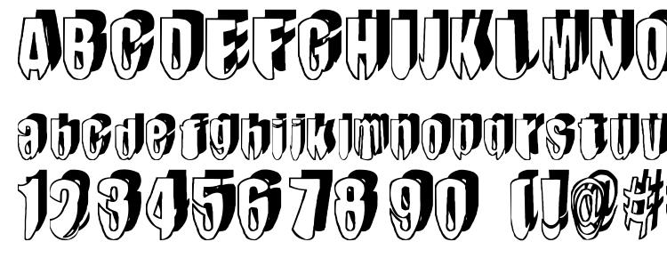 glyphs mashy DroopShadow font, сharacters mashy DroopShadow font, symbols mashy DroopShadow font, character map mashy DroopShadow font, preview mashy DroopShadow font, abc mashy DroopShadow font, mashy DroopShadow font