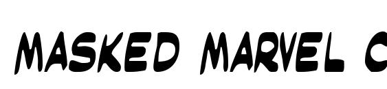 Masked Marvel Condensed font, free Masked Marvel Condensed font, preview Masked Marvel Condensed font