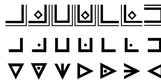 Masonic cipher & symbols Font Download Free / LegionFonts