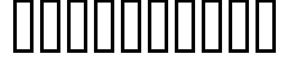 Masonic Font, Number Fonts