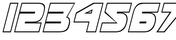 Masterforce Font, Number Fonts