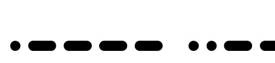 Match Morse (Shareware) Font, Number Fonts