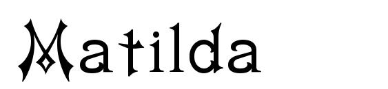Matilda font, free Matilda font, preview Matilda font