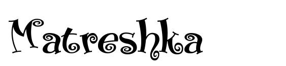 шрифт Matreshka, бесплатный шрифт Matreshka, предварительный просмотр шрифта Matreshka