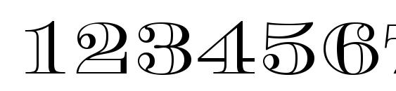 Maurice Regular Font, Number Fonts