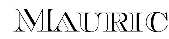 MauriceOutline Regular Font