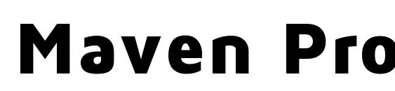 Maven Pro Black Font