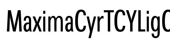 шрифт MaximaCyrTCYLigCom, бесплатный шрифт MaximaCyrTCYLigCom, предварительный просмотр шрифта MaximaCyrTCYLigCom