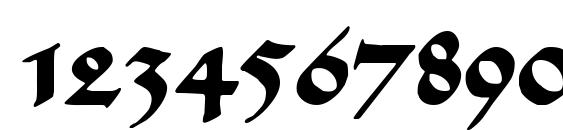 Maximilian Font, Number Fonts