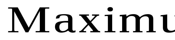 шрифт Maximus, бесплатный шрифт Maximus, предварительный просмотр шрифта Maximus