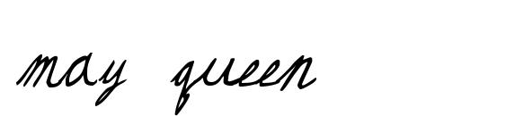 May Queen font, free May Queen font, preview May Queen font