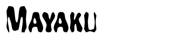 Mayaku font, free Mayaku font, preview Mayaku font