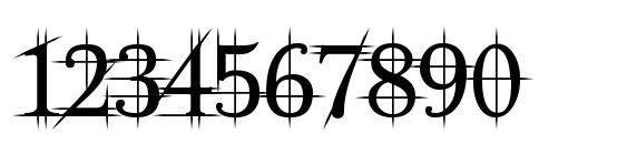 Maychurch Regular Font, Number Fonts