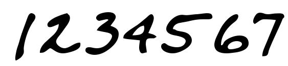 Maynard Regular Font, Number Fonts