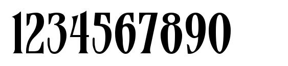 Mazam Font, Number Fonts