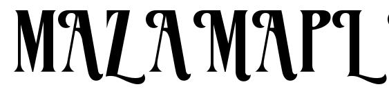 MazamaPlain Light font, free MazamaPlain Light font, preview MazamaPlain Light font