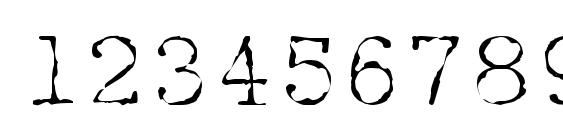 McGarey Regular Font, Number Fonts