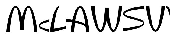 McLawsuit font, free McLawsuit font, preview McLawsuit font