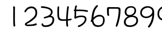 MDEasop Font, Number Fonts