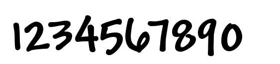 Mead Bold Font, Number Fonts