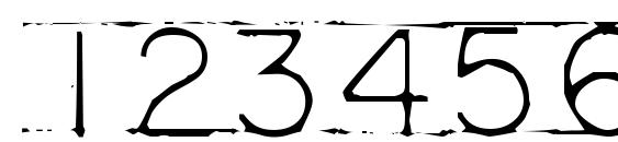 Mechanical Fun Font, Number Fonts