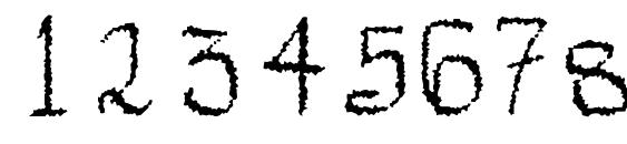 Mechanical rorschach Font, Number Fonts