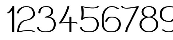 Mechanihan Font, Number Fonts