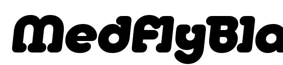 шрифт MedflyBlack Regular, бесплатный шрифт MedflyBlack Regular, предварительный просмотр шрифта MedflyBlack Regular