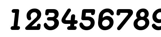 MedflyExtrabold Regular Font, Number Fonts