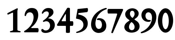 Mediaeval Bold Font, Number Fonts