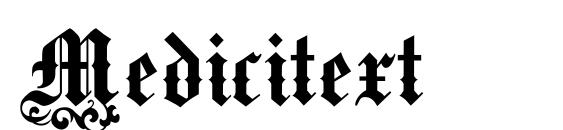 Medicitext font, free Medicitext font, preview Medicitext font