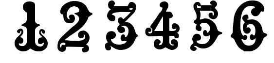 Medieval Sorcerer Ornamental Font, Number Fonts