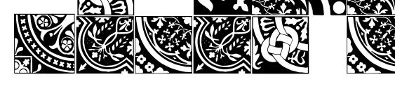 Medieval tiles i font, free Medieval tiles i font, preview Medieval tiles i font