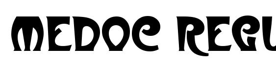 Medoc Regular font, free Medoc Regular font, preview Medoc Regular font