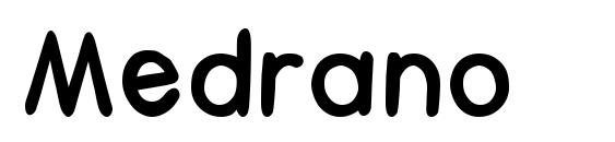 Medrano font, free Medrano font, preview Medrano font