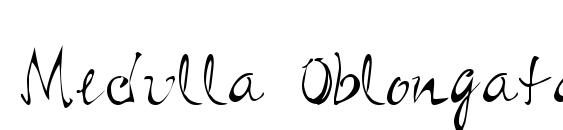 Medulla Oblongata Font